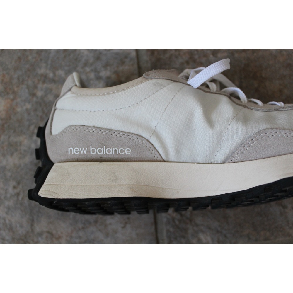 New Balance 327 Sea Salt Black Suede Sneakers WS327FE Womens 9 Mens 7.5 - Picture 8 of 11